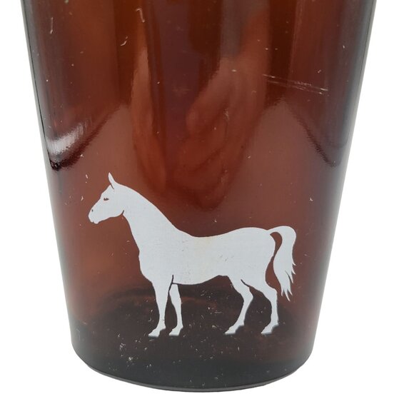 White Horse Distillers Ltd Glasgow Scotland EMPTY Scotch Whisky Bottle Brown - Picture 2 of 9